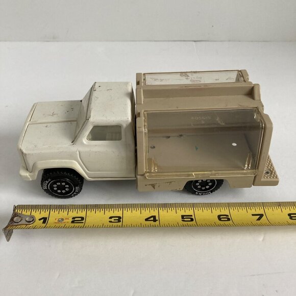Vintage Tonka Bell System Utility Truck Toy w/ Opening Box Doors - Picture 2 of 9